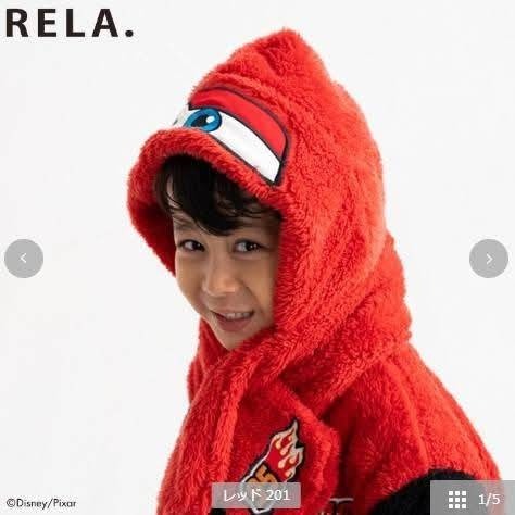 小賽車紅色圍巾毛帽子/48-52-細節圖2