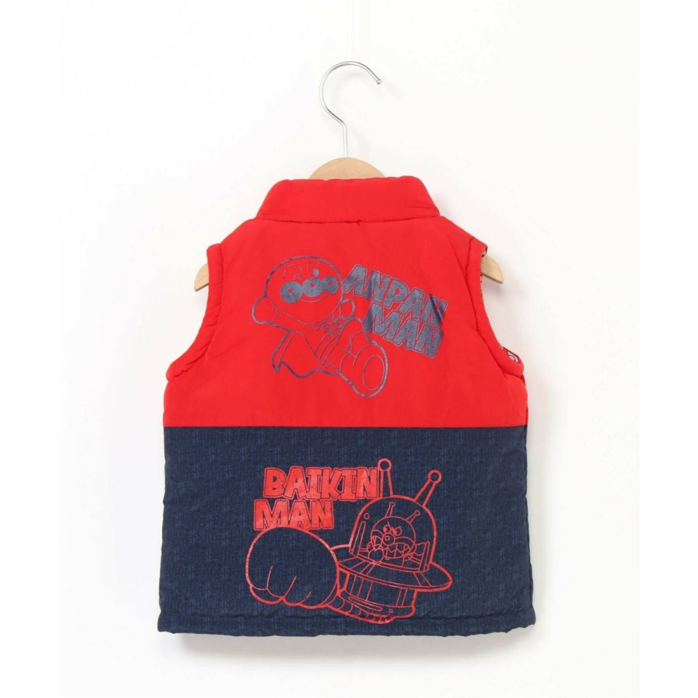 麵包超人雙面穿夾棉背心/90/100/110/120/130-細節圖5