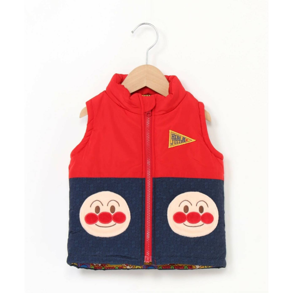 麵包超人雙面穿夾棉背心/90/100/110/120/130-細節圖6