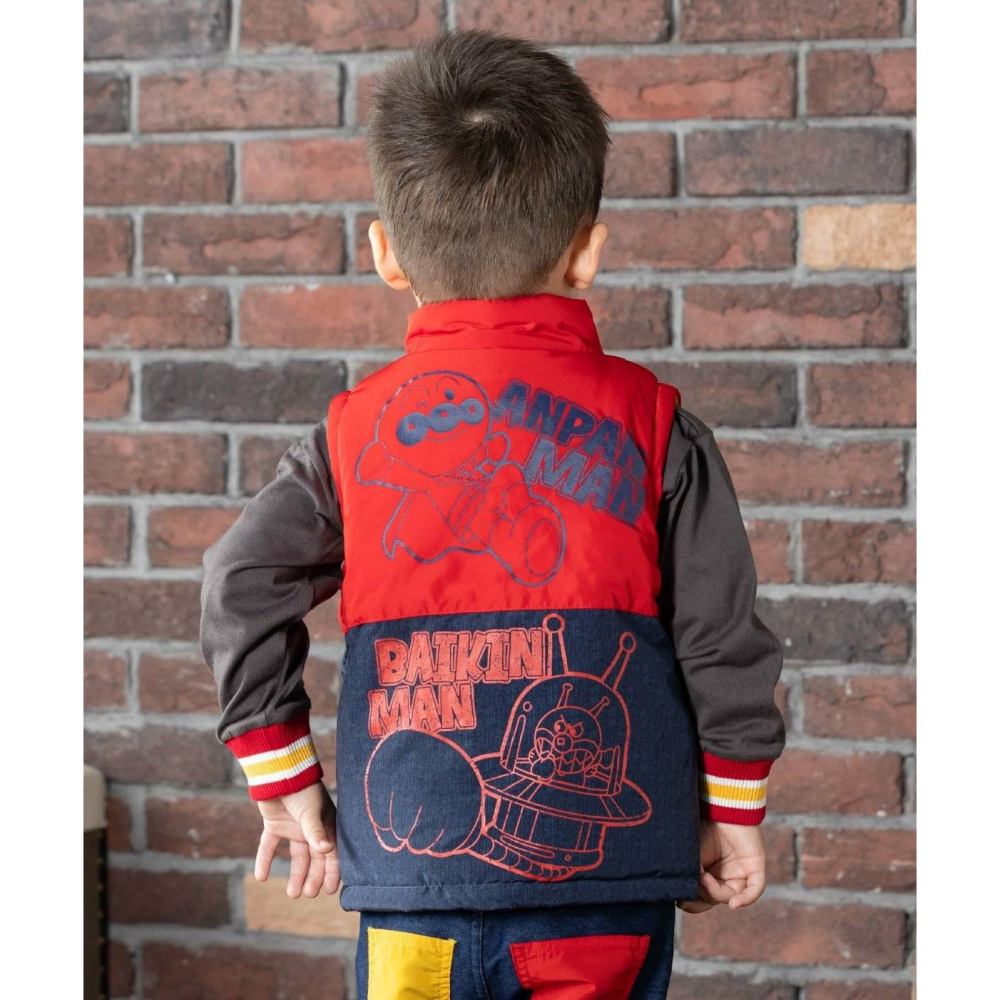 麵包超人雙面穿夾棉背心/90/100/110/120/130-細節圖10