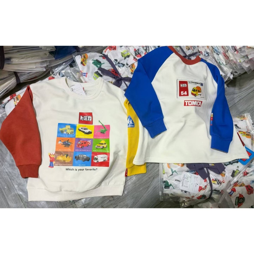 TOMICA多美卡拼接長袖上衣/90/100/110/120-細節圖4