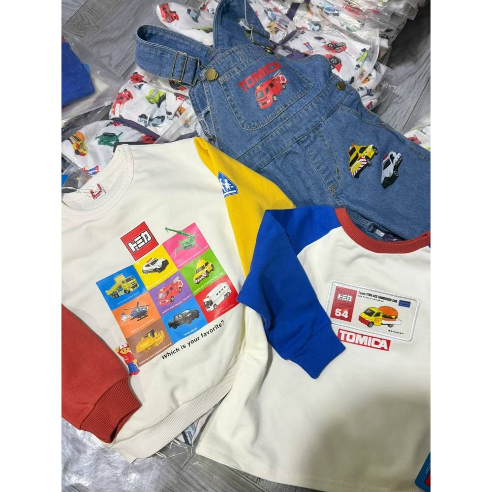 TOMICA多美卡拼接長袖上衣/90/100/110/120-細節圖5