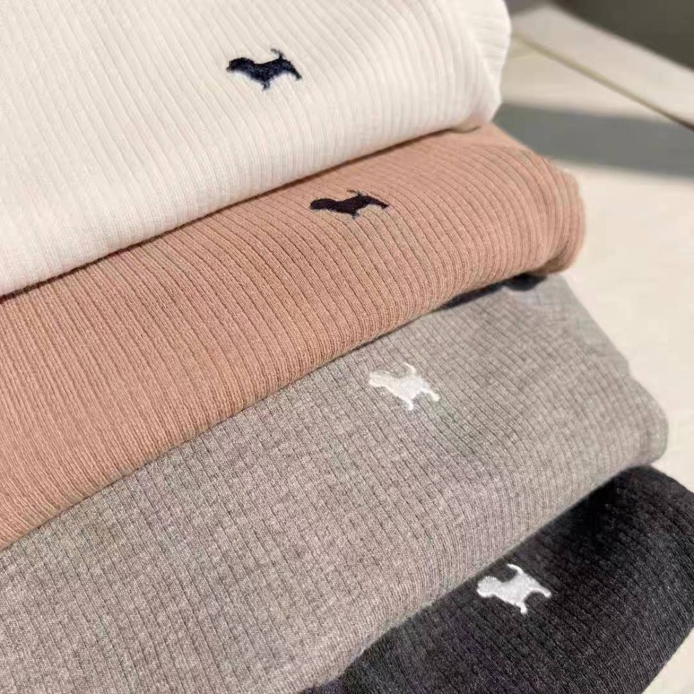 藍狗刺繡條絨保暖衣內搭上衣4色/90/100/110/120/130-細節圖4