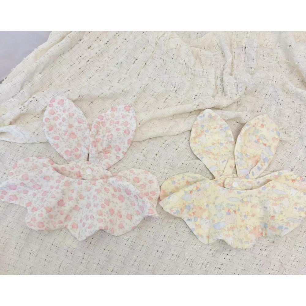 四層紗布手繪風滿印水手領口水巾-細節圖5