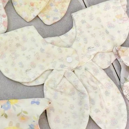 四層紗布手繪風滿印水手領口水巾-規格圖6