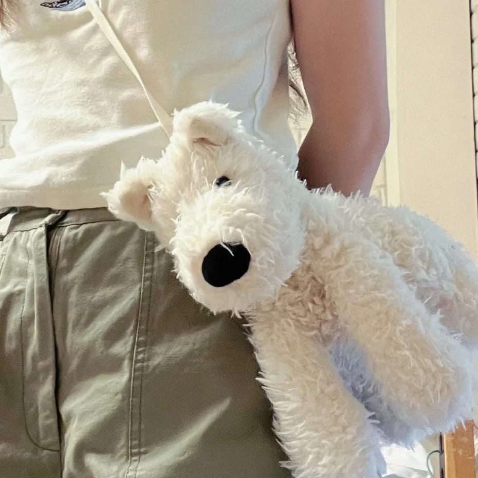 小白狗西高地包包23cm-細節圖3