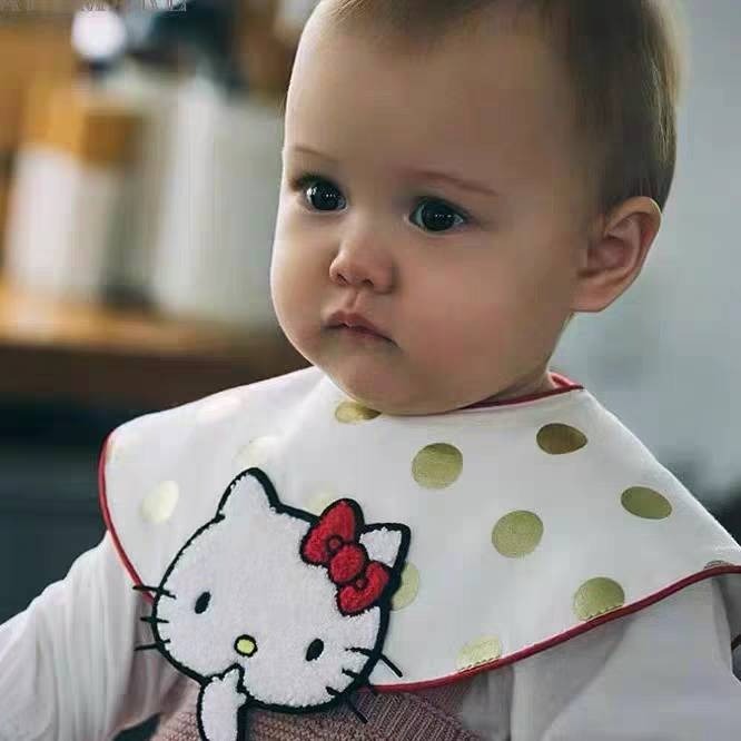 圓領造型口水巾/9色-細節圖3