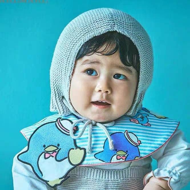 圓領造型口水巾/9色-細節圖4