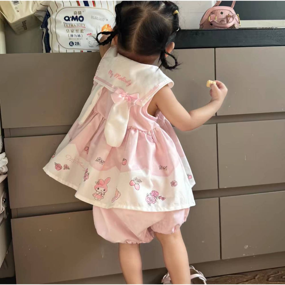 日單三麗鷗女寶水手服套裝4款/80/90/100/110/120-細節圖8