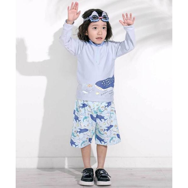 日單兒童泳衣套裝2款/90/100/110/120/130-細節圖3