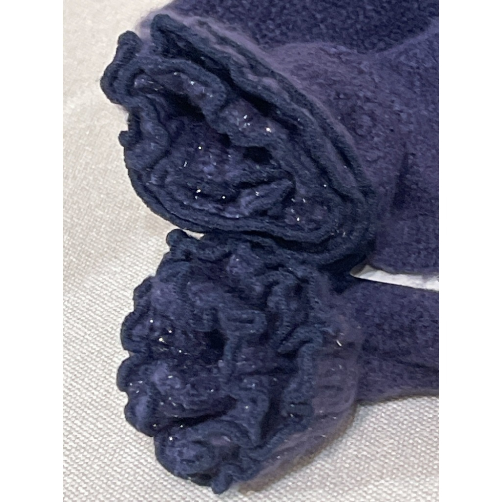 【薰衣草舖子】日本進口 小花造型 保暖 圍巾。圍脖-細節圖3