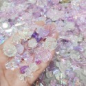 MUMU手作 多色透彩巴洛克花朵蝴蝶葉子樹脂配件 40g DIY奶油膠飾品手機殼裝飾配件 仿真黏土配件-規格圖6