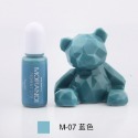 MUMU手作 巧巧牌墨藍迪系列色精 滴膠調色水晶膠 油性染料 24色 UV膠油性顏料 環氧樹脂調色-規格圖9