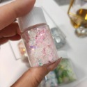 MUMU手作  金葱閃片星星爱心鑽閃混合亮片20ml 滴膠填充物 DIY手工 流沙填充 uv膠材料 環氧樹脂-規格圖8