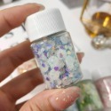 MUMU手作  金葱閃片星星爱心鑽閃混合亮片20ml 滴膠填充物 DIY手工 流沙填充 uv膠材料 環氧樹脂-規格圖8