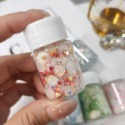 MUMU手作  金葱閃片星星爱心鑽閃混合亮片20ml 滴膠填充物 DIY手工 流沙填充 uv膠材料 環氧樹脂-規格圖8