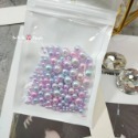 MUMU手作  10g 16g 12格 無孔幻彩漸變珍珠 幻彩混色珍珠 仿珍珠 滴膠擺台材料 DIY 五彩人魚珠-規格圖11