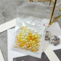 MUMU手作  10g 16g 12格 無孔幻彩漸變珍珠 幻彩混色珍珠 仿珍珠 滴膠擺台材料 DIY 五彩人魚珠-規格圖11