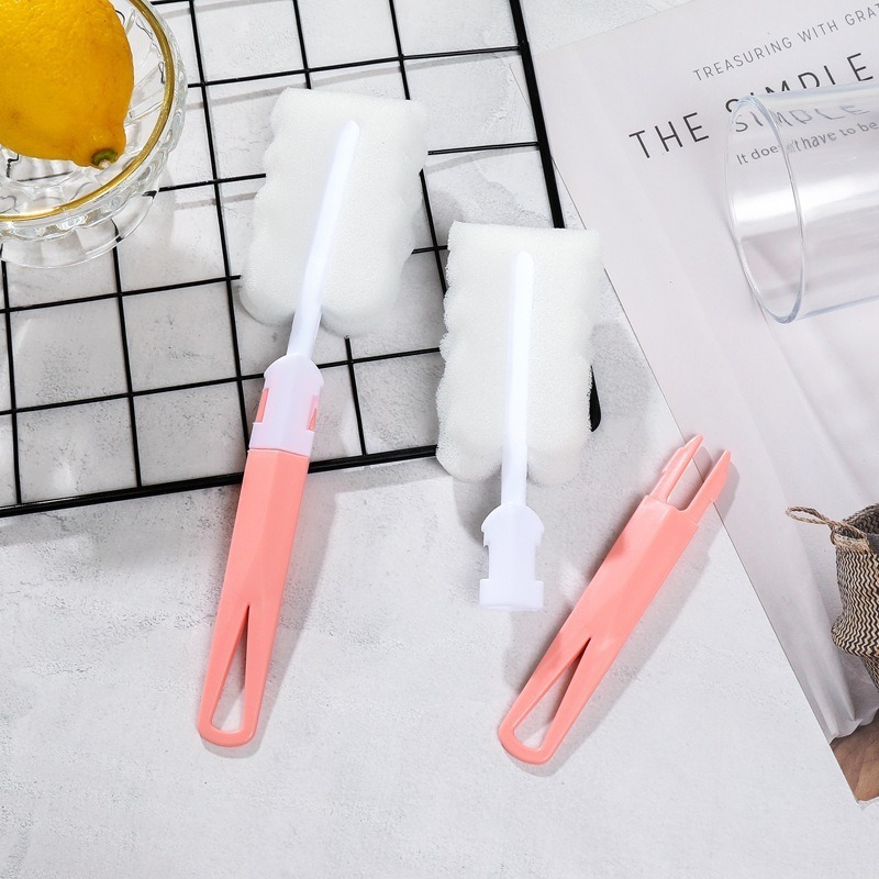 【現貨】杯刷 清洗刷 刷子 海綿刷 可拆式杯刷 長柄杯刷 洗杯刷 奶瓶刷 清潔刷 洗杯子 洗水壺 清潔 廚房用品-細節圖9