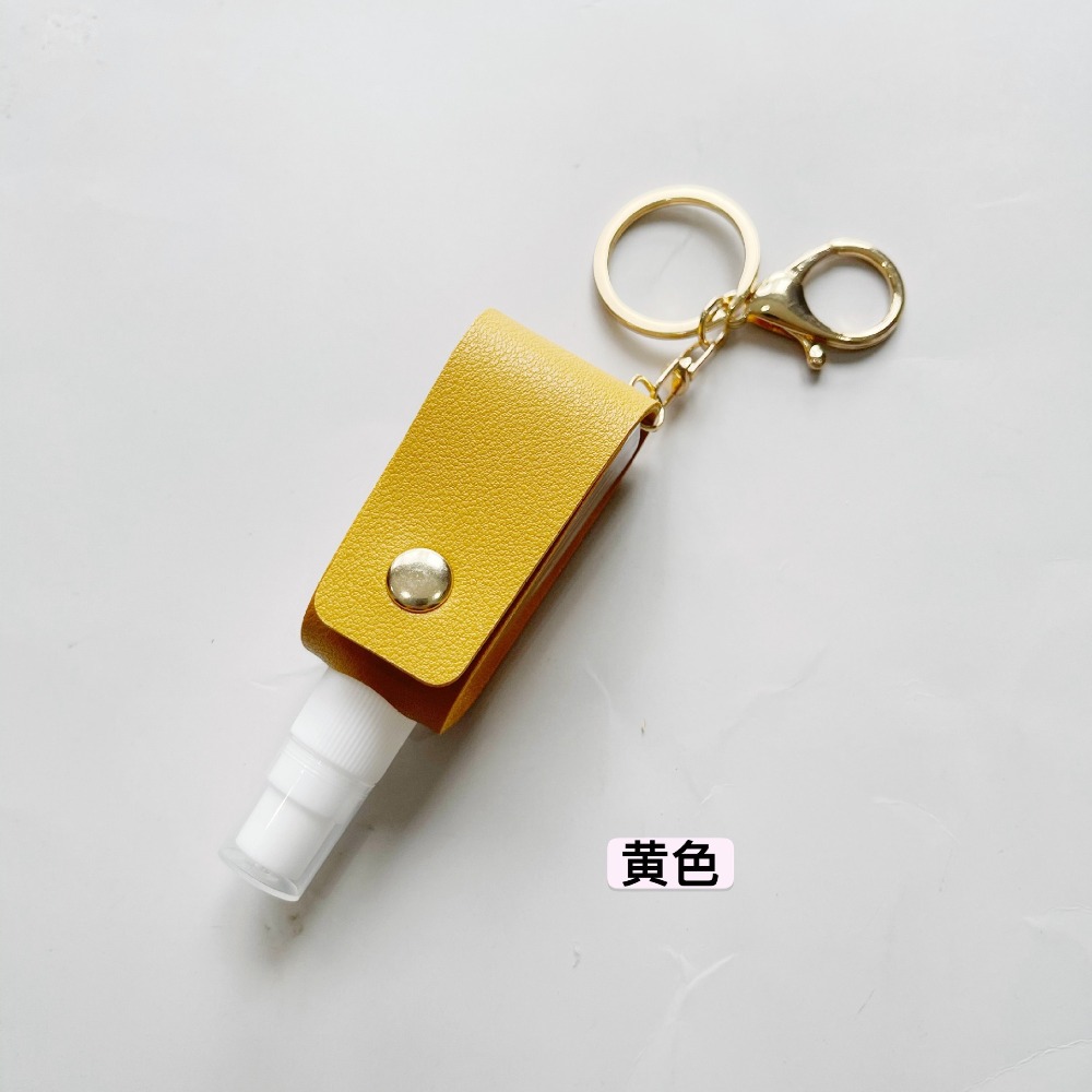 【現貨】洗手液流蘇款噴霧瓶 消毒液皮套噴霧瓶 乾洗手噴霧瓶 酒精分裝瓶 鑰匙圈 PU皮革 抗疫 防疫 抑菌消毒-細節圖6