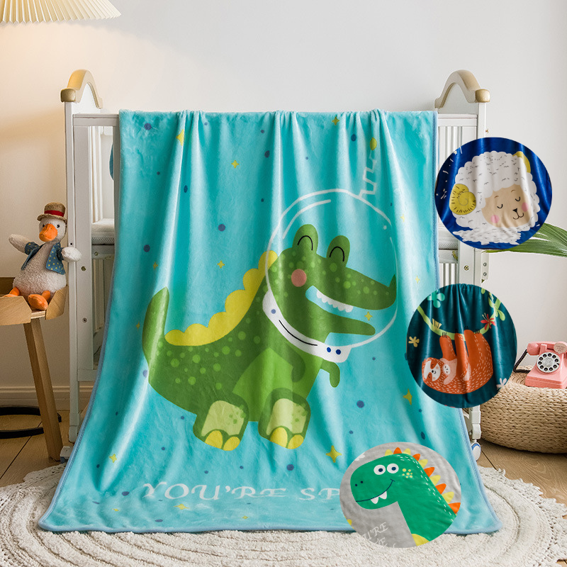 【現貨】法蘭絨毯 懶人毯 卡通毯 兒童毯 午睡毯 毛毯 空調毯 旅行毯 休閒毯 小毛毯 交換禮物 生日禮物 辦公室-細節圖7