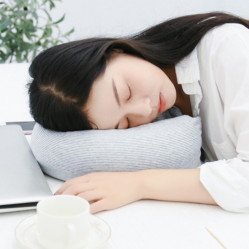 【升級雙扣款】可拆洗舒壓頸枕｜粒子填充柔軟支撐｜旅行長途睡眠救星-細節圖8
