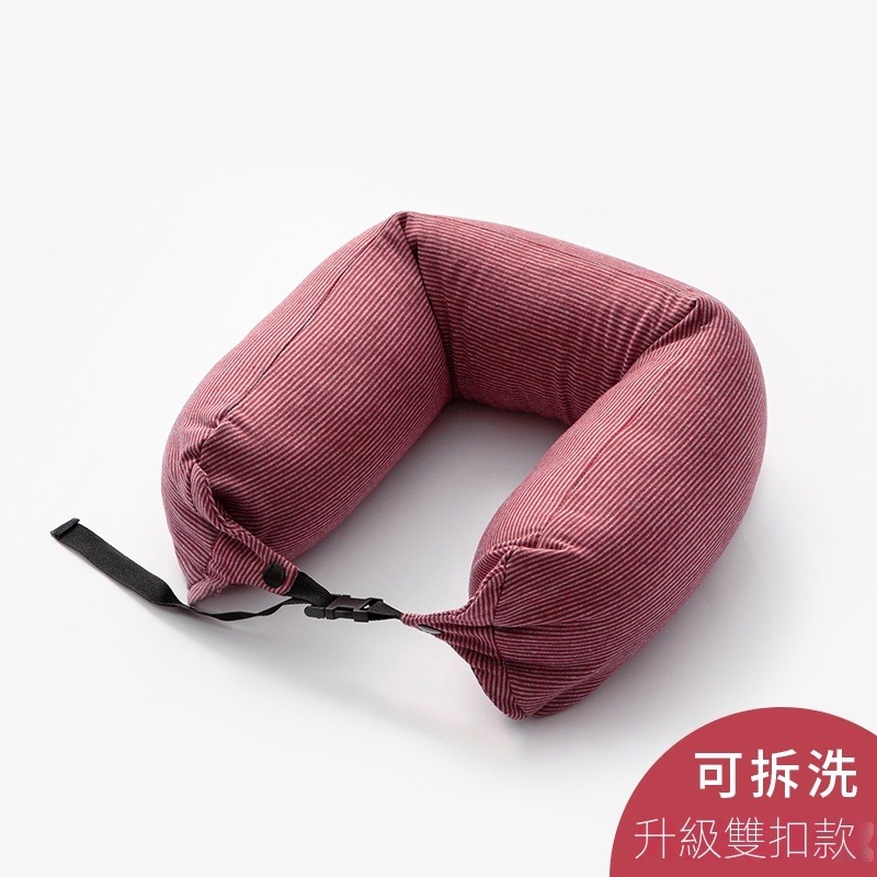 【升級雙扣款】可拆洗舒壓頸枕｜粒子填充柔軟支撐｜旅行長途睡眠救星-規格圖10