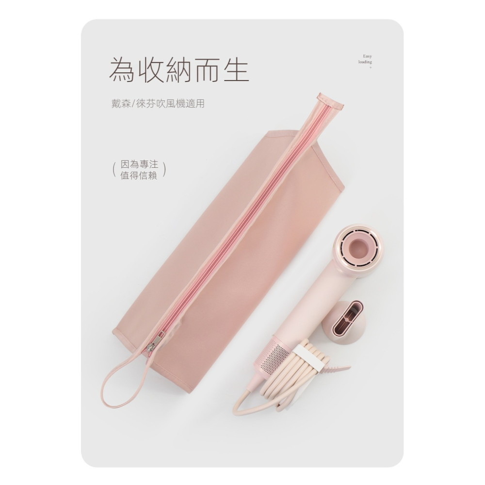 【多功能大容量】吹風機旅行收納袋｜三角款／透氣長方形款｜可拎可掛・出國必備收納包-細節圖5