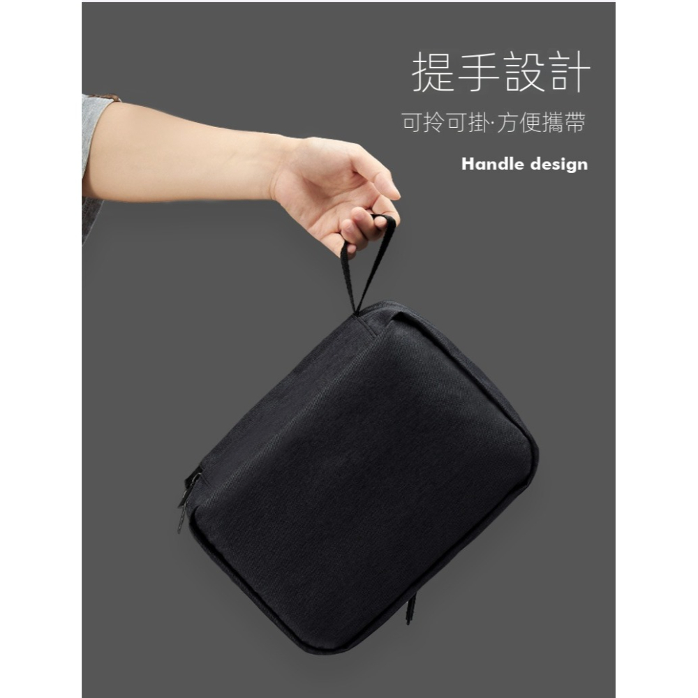 【防水牛津布】男士旅行洗漱包｜大容量二折設計・分倉收納・可掛式便攜包｜出差露營必備-細節圖6