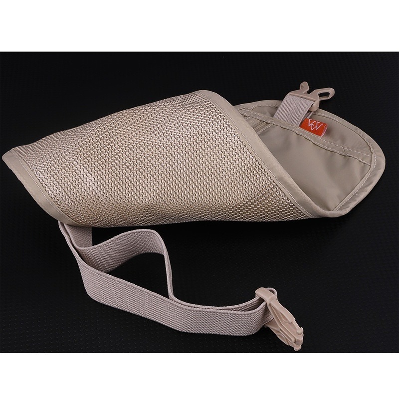 【貼身防盜】出國旅行證件包｜輕薄護照腰包・YKK拉鍊・透氣舒適・可摺疊收納｜防盜卡包手機包-細節圖11