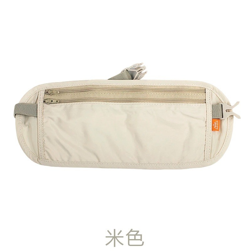 【貼身防盜】出國旅行證件包｜輕薄護照腰包・YKK拉鍊・透氣舒適・可摺疊收納｜防盜卡包手機包-規格圖11