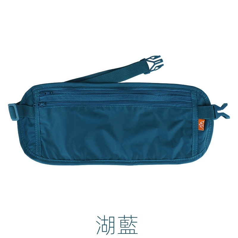 【貼身防盜】出國旅行證件包｜輕薄護照腰包・YKK拉鍊・透氣舒適・可摺疊收納｜防盜卡包手機包-規格圖11