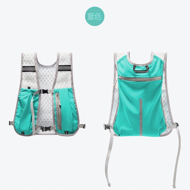 【輕量透氣】越野跑背心背包｜多口袋防潑水・透氣舒適・反光安全設計｜登山跑步戶外水壺包-規格圖11