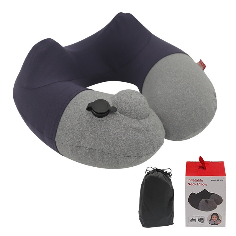 【免電手充氣】U型頸枕｜一鍵放氣・絨布可拆洗・360°支撐頸部・便攜旅行枕｜挑戰全網最棒價格-規格圖9