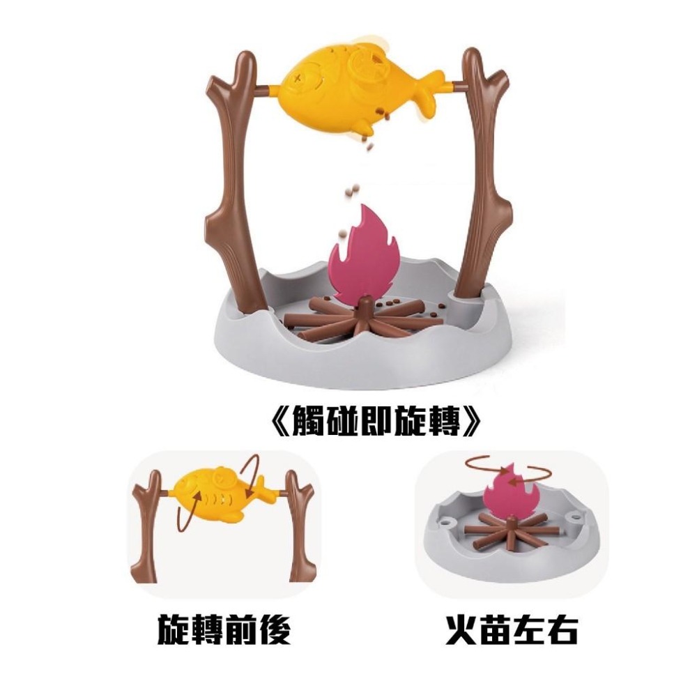 【芋仔本舖】烤肉烤魚貓玩具 篝火造型 造型玩具 烤肉玩具 烤魚玩具 漏食器 漏食玩具 寵物玩具 狗玩具 貓玩具 貓狗適合-細節圖4