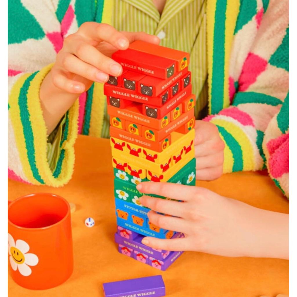 🇰🇷Wiggle Wiggle 木頭疊疊樂 多種玩法積木🎨質感送禮首選-細節圖8