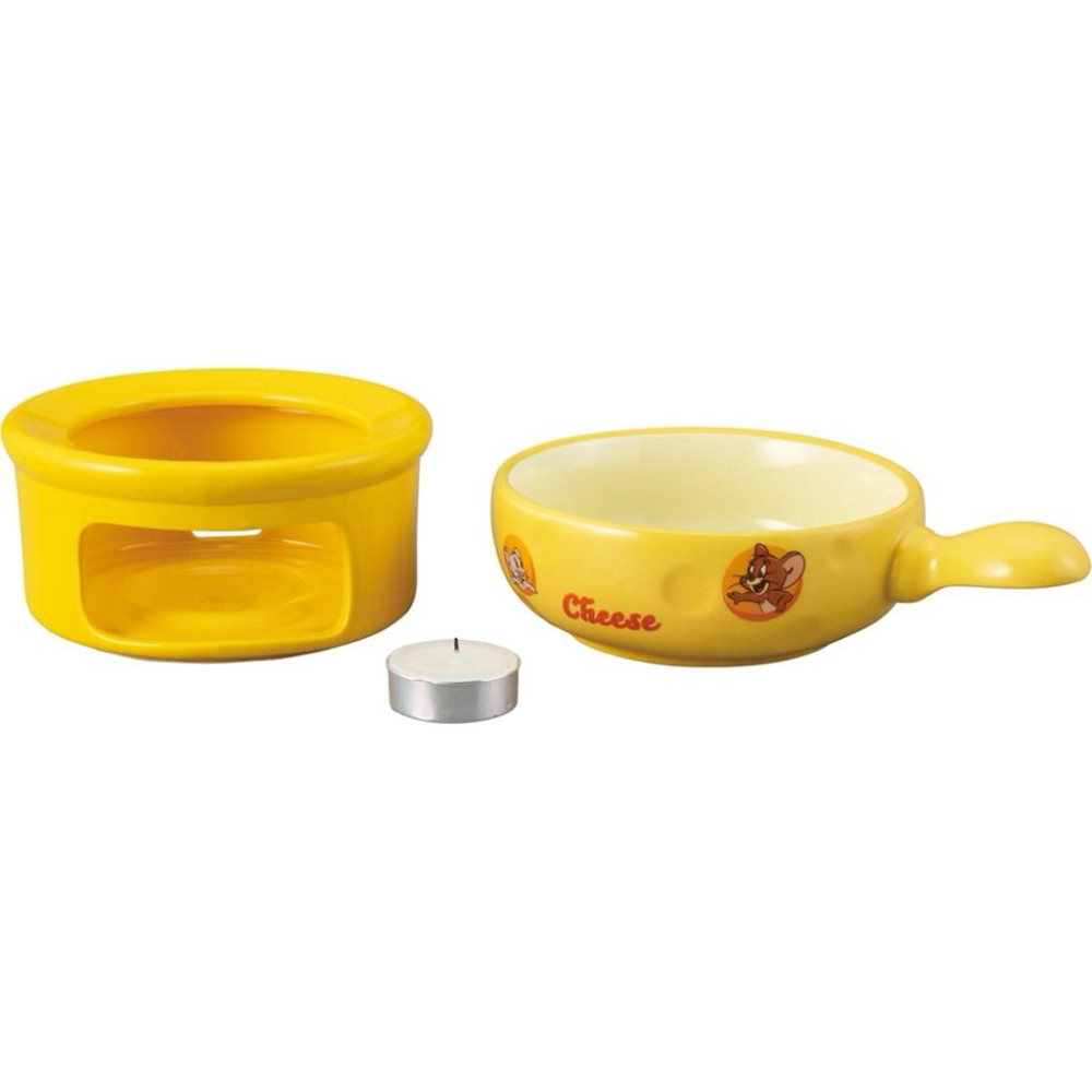 🐭🐱日本 湯姆貓與傑利鼠 起司火鍋組 Cheese Fondue Set｜陶瓷爐具組🧀-細節圖3