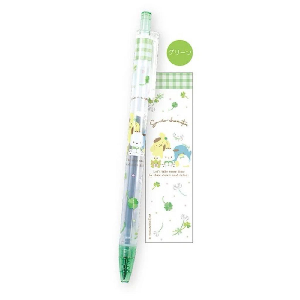 現貨 🖊️日本 三麗鷗角色 花卉系列 按壓式中性筆｜6入組-細節圖6