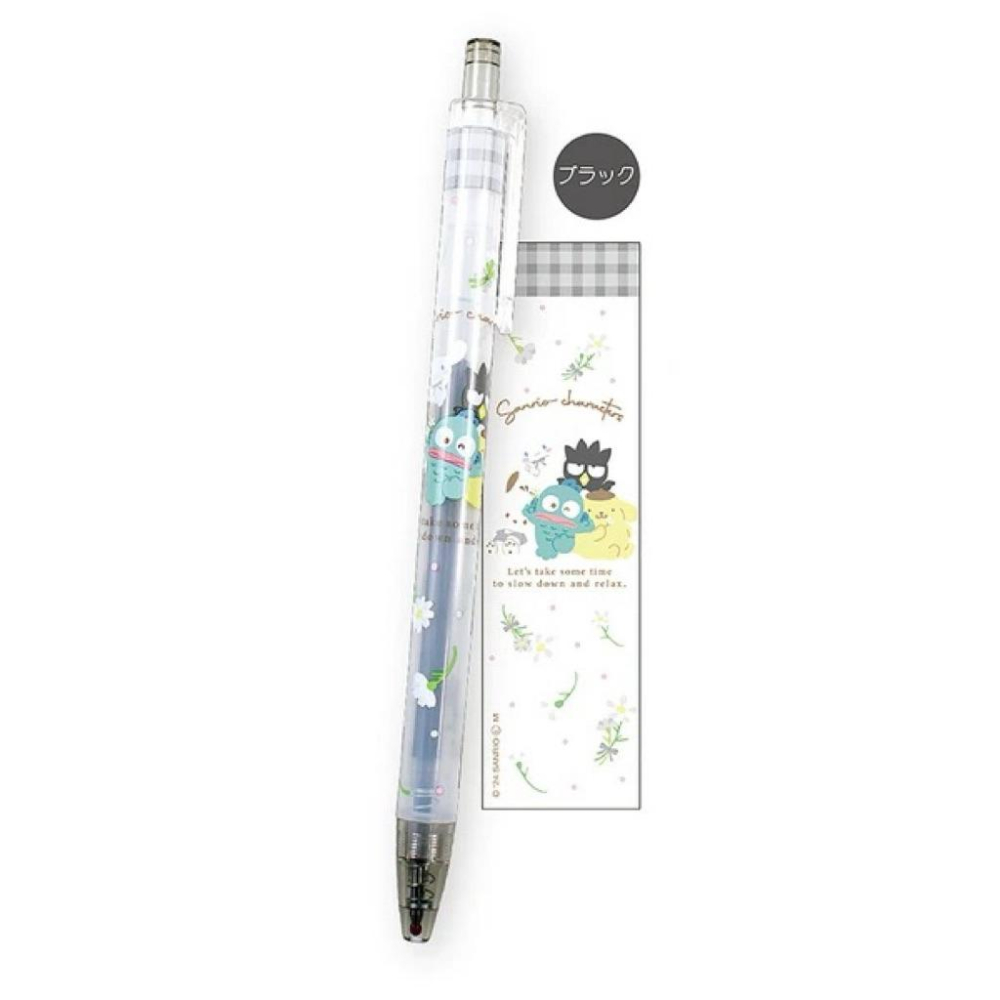 現貨 🖊️日本 三麗鷗角色 花卉系列 按壓式中性筆｜6入組-細節圖7