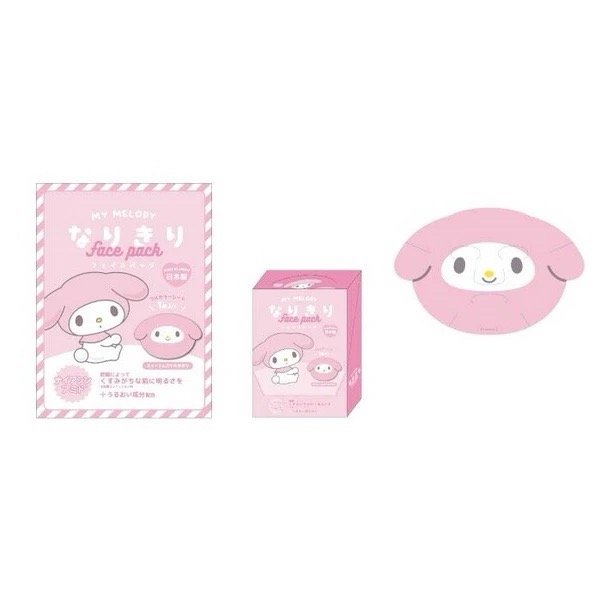 現貨 🇯🇵三麗鷗卡通造型面膜 🎭 Hello Kitty 大耳狗 布丁狗 酷洛米 美樂蒂 日本製-規格圖6