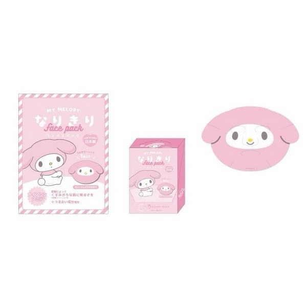 現貨 🇯🇵三麗鷗卡通造型面膜 🎭 Hello Kitty 大耳狗 布丁狗 酷洛米 美樂蒂 日本製-規格圖6