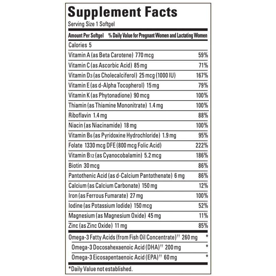 ☺️開幕現貨🙌🏻美國好市多Nature Made萊萃美 孕婦 產前綜合維生素+DHA 含葉酸D3碘和鋅150粒-細節圖3