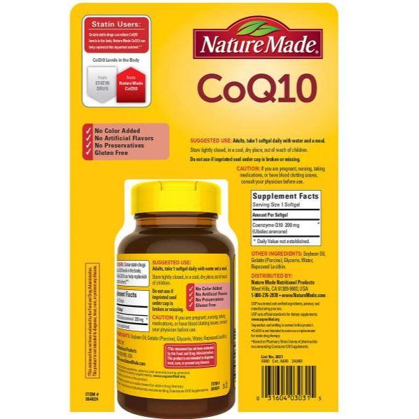 ☺️開幕現貨🙌🏻(2027/12)美國好市多 Nature Made 萊萃美 CoQ10 200mg140顆-細節圖2