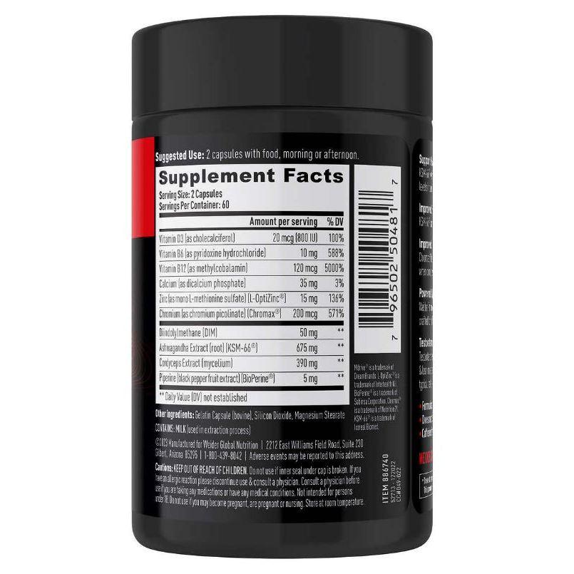 【正品保證】2028/10 威德睪固酮支持 好市多 Weider Prime Testosterone 睪丸素 120粒-細節圖2