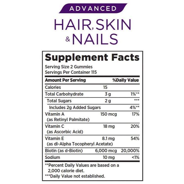 ☺️現貨🙌🏻(27/06)美國好市多 Nature＇s Bounty自然之寶頭髮、皮膚和指甲，高級養護配方加強版230顆-細節圖2