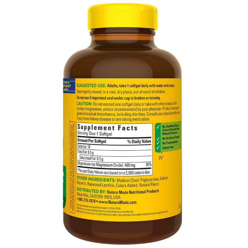☺️開幕現貨🙌🏻(2026/10)美國好市多 Nature Made 萊萃美 強效鎂 鎂 400mg 180顆-細節圖2