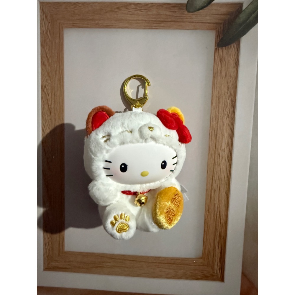 三麗鷗家族招財貓系列搪膠絨毛盲盒確認款-規格圖1