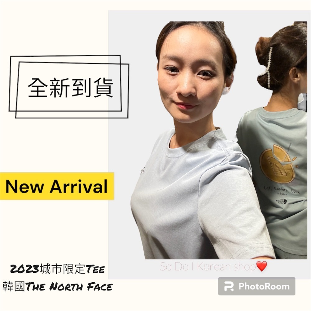 2023韓國The North Face城市限定Tee 情侶/團服-細節圖3