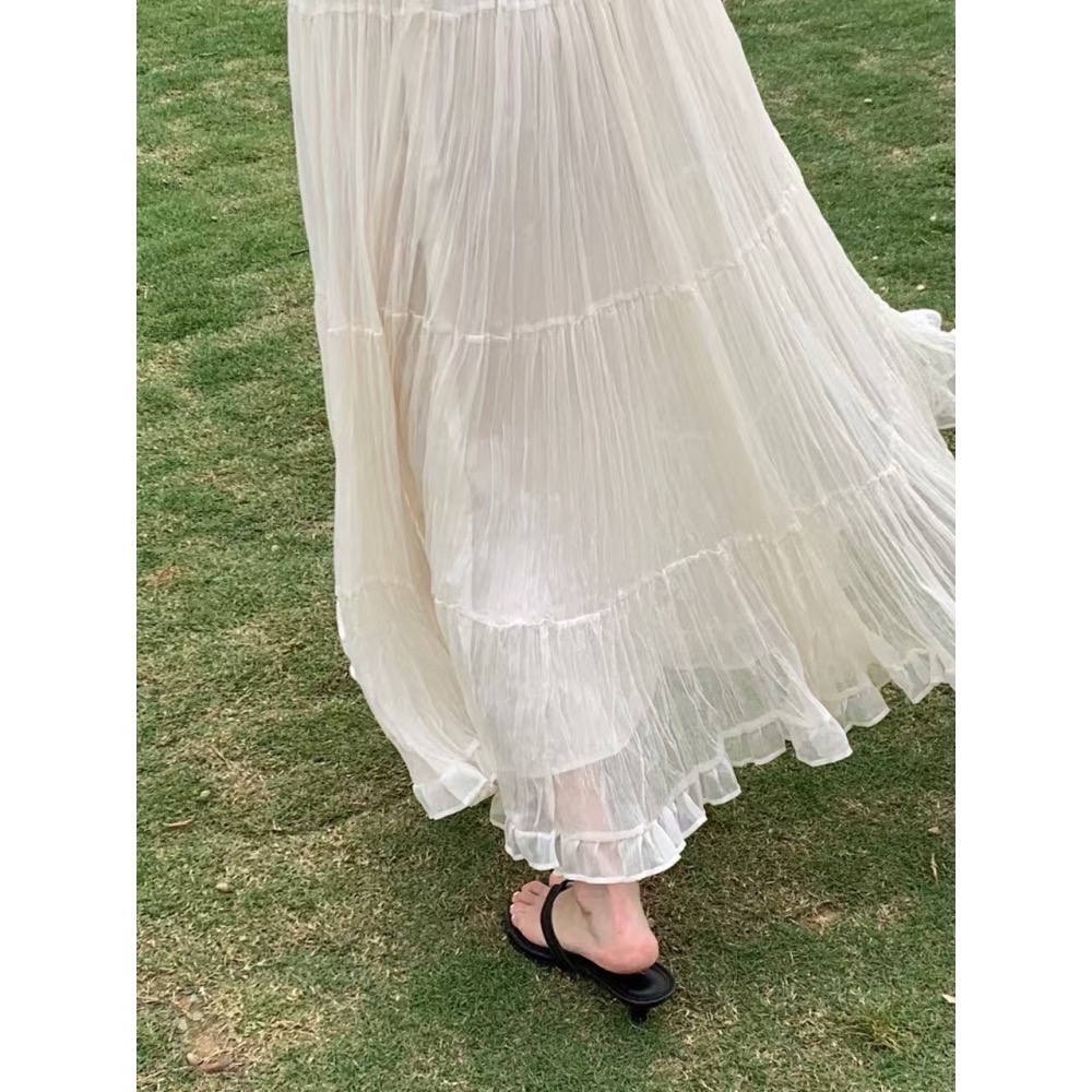 田野拾光|飄逸靈動長裙 ☁️白現貨-細節圖2