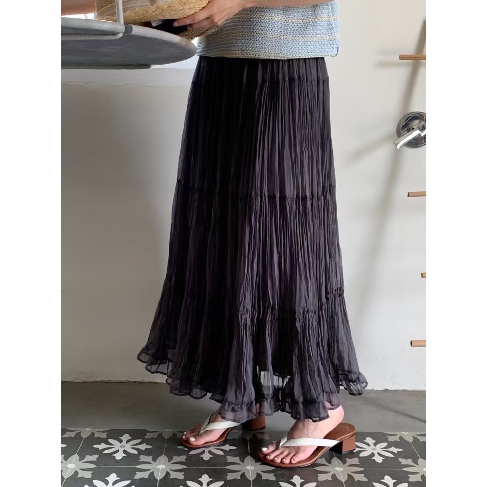 田野拾光|飄逸靈動長裙 ☁️白現貨-規格圖7